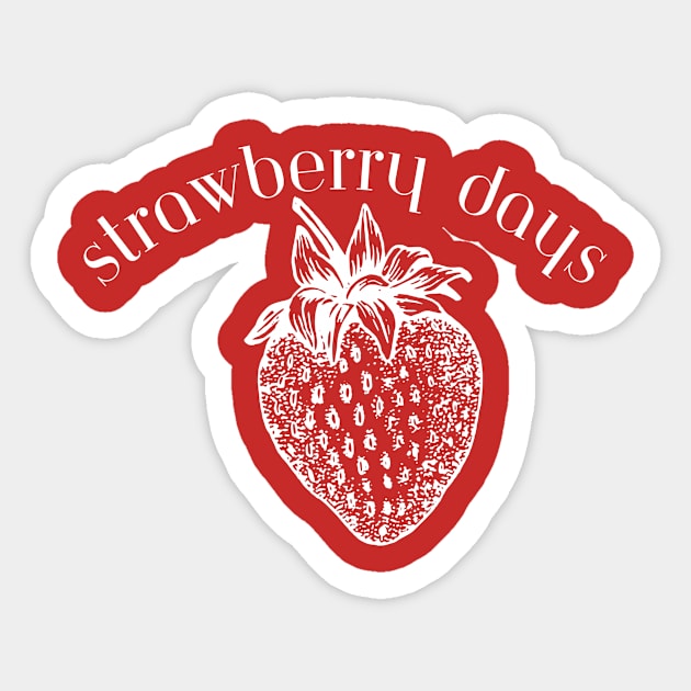 Pleasant Grove Utah Strawberry Days Sticker by The Sparkle Report